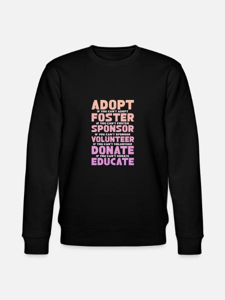 Animal Rescue - Stanley/Stella CHANGER Unisex Organic Sweatshirt - black