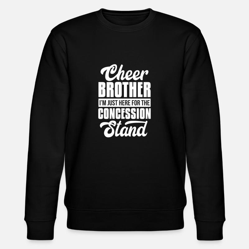 Cheerleader Brother - Stanley/Stella CHANGER Unisex Organic Sweatshirt - black
