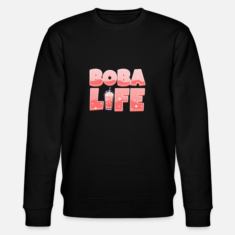 Bubble Tea - Stanley/Stella CHANGER Unisex Organic Sweatshirt - black