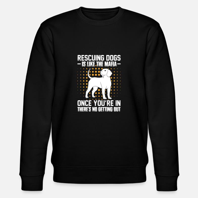 Tierrettung - Stanley/Stella Unisex Bio-Sweatshirt CHANGER  - Schwarz