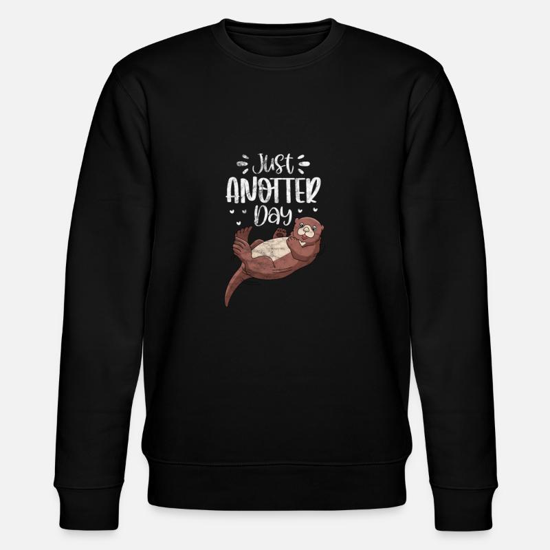 Otter - Stanley/Stella Unisex Bio-Sweatshirt CHANGER  - Schwarz