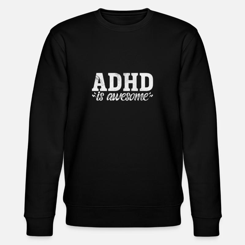 ADHD - Stanley/Stella økologisk unisex-sweatshirt CHANGER  - sort
