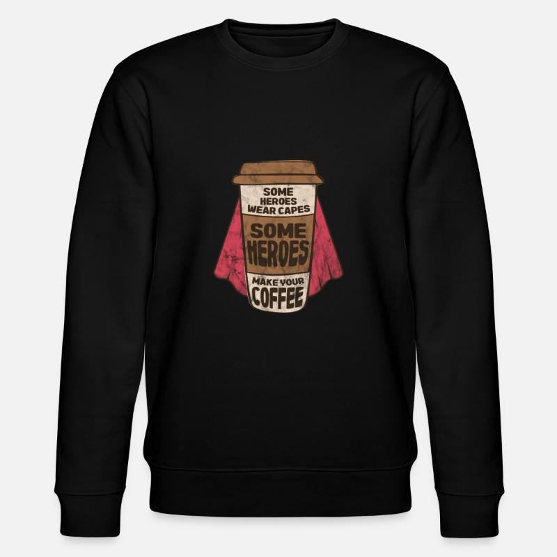 Coffee - Stanley/Stella CHANGER Unisex Organic Sweatshirt - black