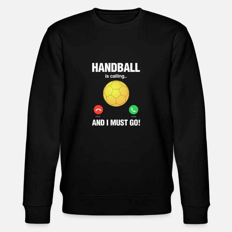 Handball - Stanley/Stella Unisex Bio-Sweatshirt CHANGER - Schwarz