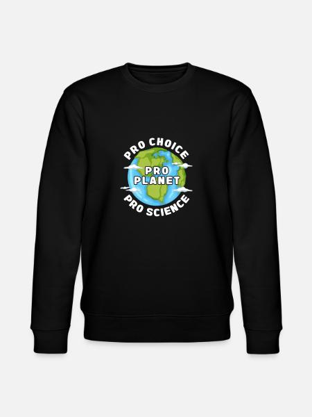 Climate change - Stanley/Stella CHANGER Unisex Organic Sweatshirt - black