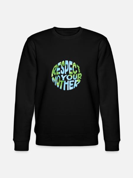 Climate change - Stanley/Stella CHANGER Unisex Organic Sweatshirt - black