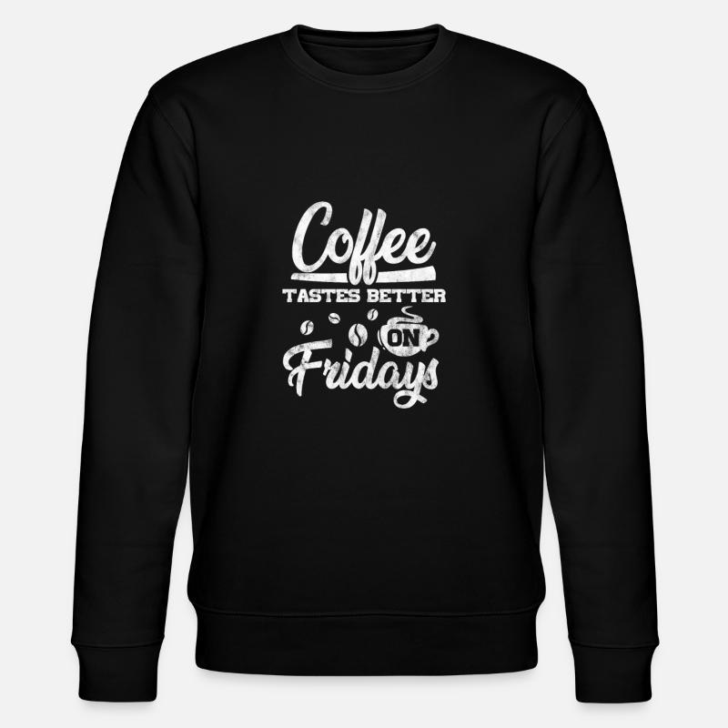 Kaffee - Stanley/Stella Unisex Bio-Sweatshirt CHANGER  - Schwarz