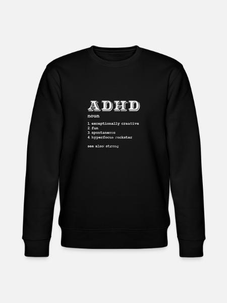 ADHD - Stanley/Stella CHANGER Unisex Organic Sweatshirt - black