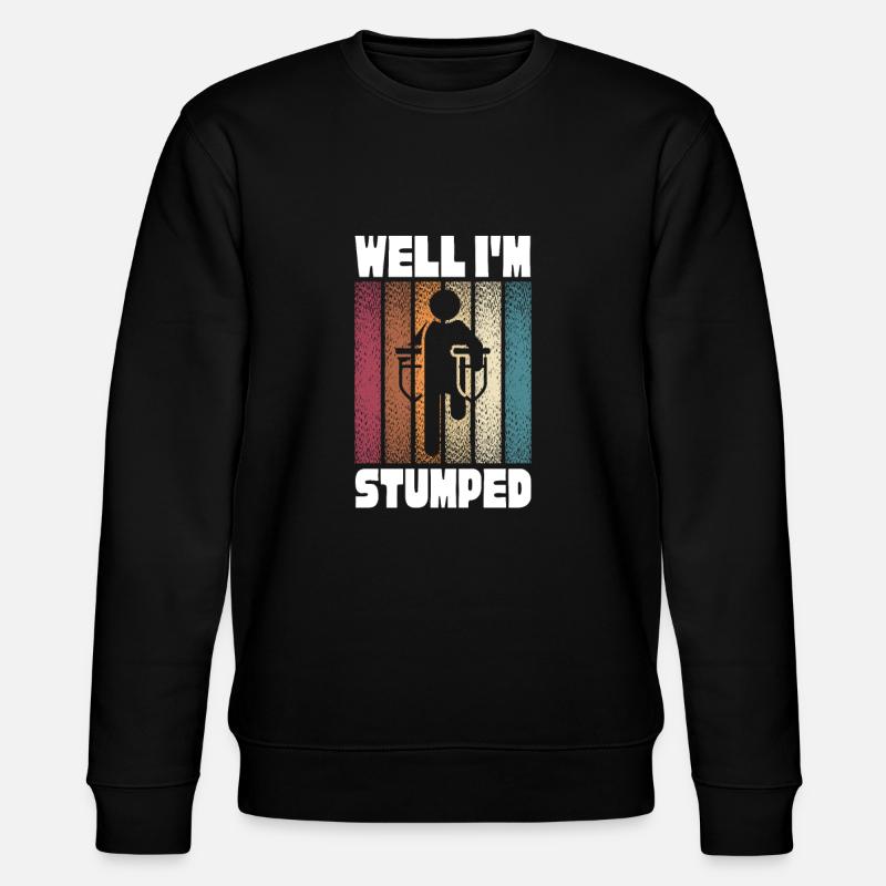 Amputation Amputation Prosthesis Gift - Stanley/Stella CHANGER Unisex Organic Sweatshirt - black