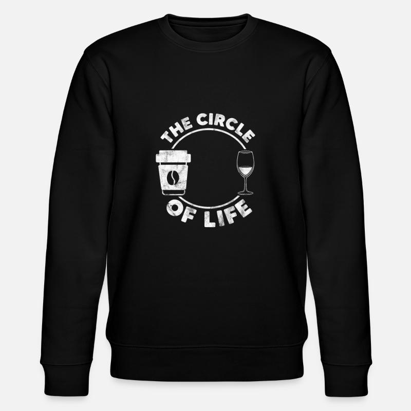 Vin de café - Sweat bio CHANGER Stanley/Stella Unisexe - noir