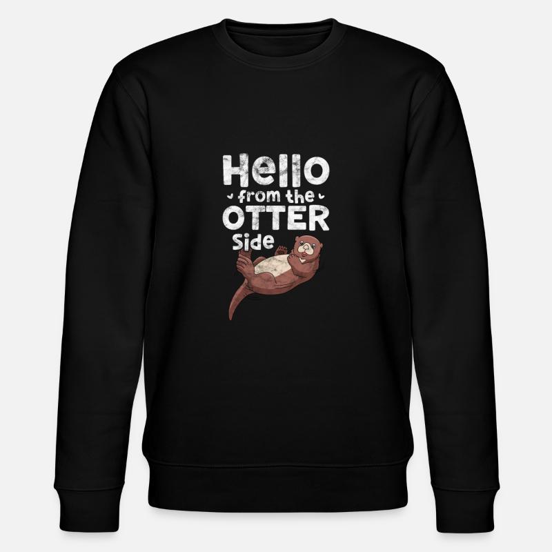 Otter - Stanley/Stella Unisex Bio-Sweatshirt CHANGER  - Schwarz