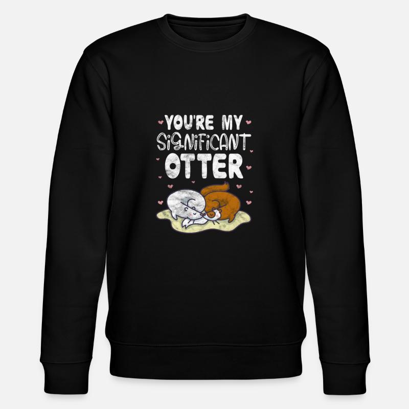 Otter - Stanley/Stella Unisex Bio-Sweatshirt CHANGER  - Schwarz