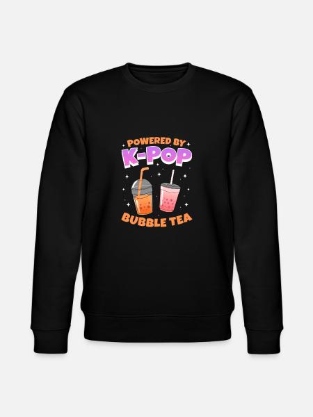 Bubble Tea - Stanley/Stella CHANGER Unisex Organic Sweatshirt - black