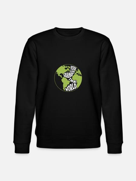 Climate change - Stanley/Stella CHANGER Unisex Organic Sweatshirt - black