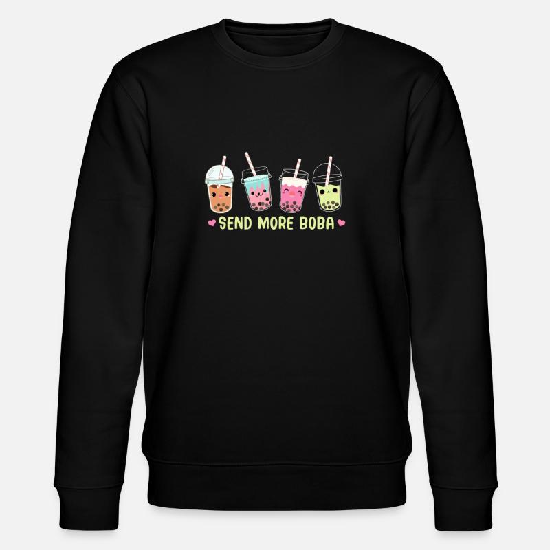 Thé à bulles - Sweat bio CHANGER Stanley/Stella Unisexe - noir
