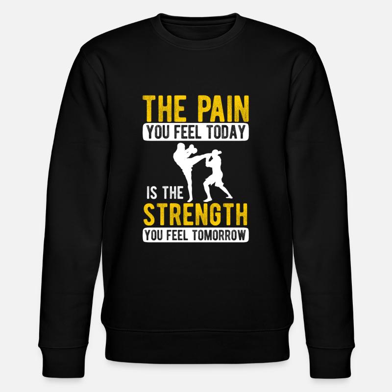 Kickboxing - Stanley/Stella Unisex Bio-Sweatshirt CHANGER  - Schwarz
