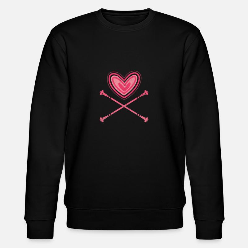 Baton Twirling - Stanley/Stella CHANGER Unisex Organic Sweatshirt - black