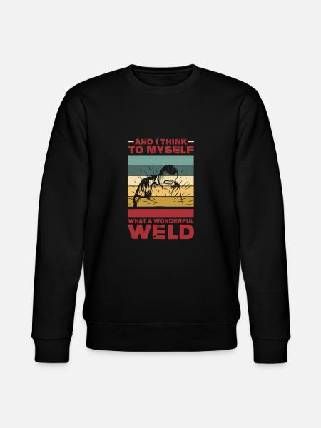 Blacksmith Schiede Anvil Cutler Gift - Stanley/Stella CHANGER Unisex Organic Sweatshirt - black