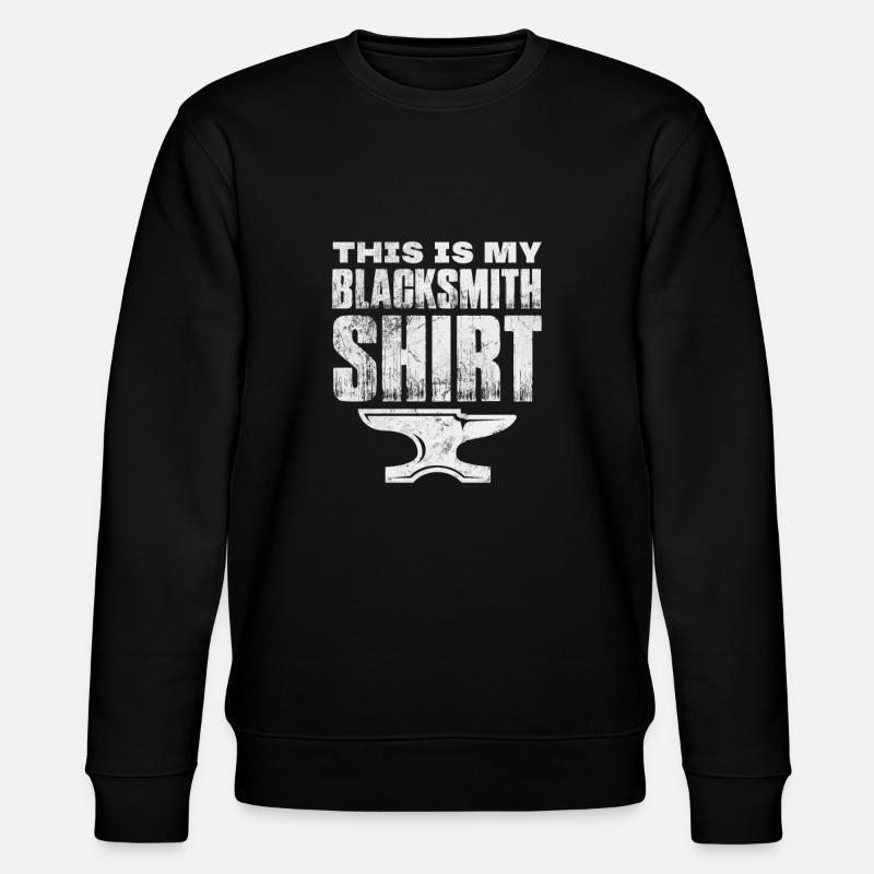 Schmied - Stanley/Stella Unisex Bio-Sweatshirt CHANGER  - Schwarz