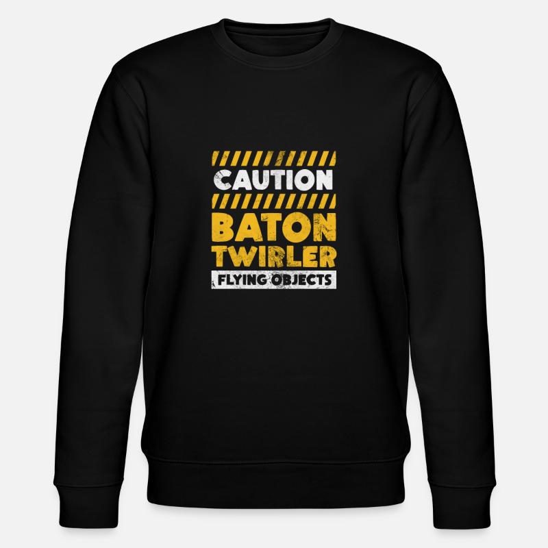 Baton Twirling - Stanley/Stella Unisex Bio-Sweatshirt CHANGER  - Schwarz