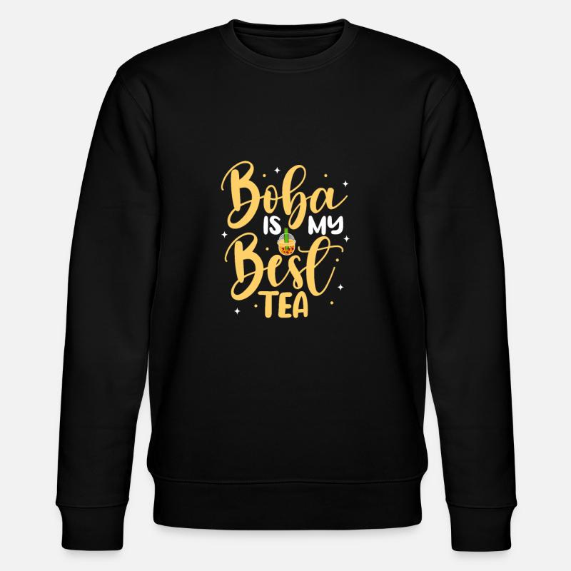 Bubble Tea - Stanley/Stella Unisex Bio-Sweatshirt CHANGER  - Schwarz