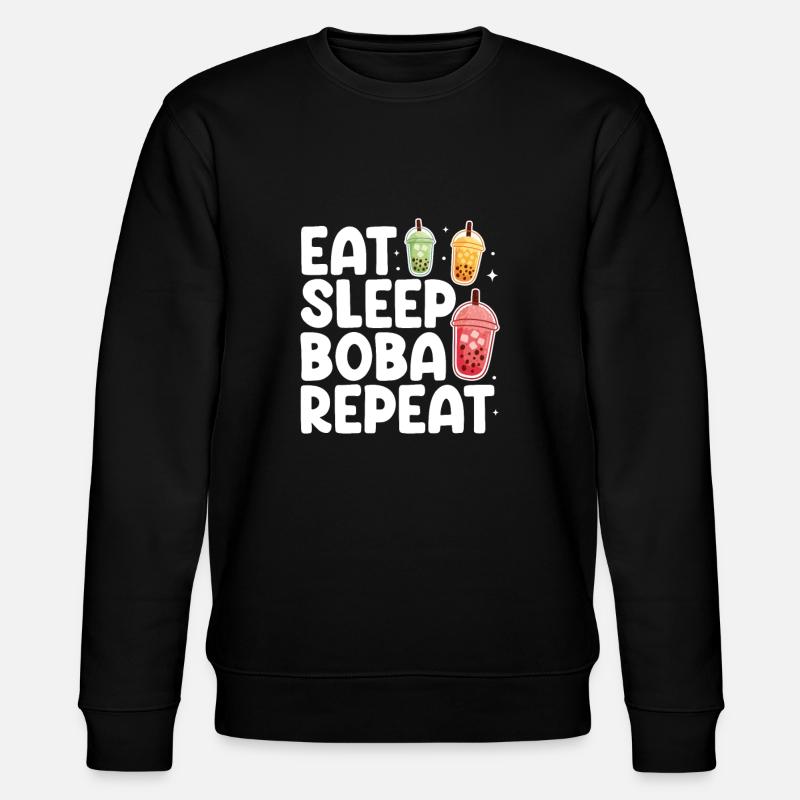 Bubble Tea - Stanley/Stella CHANGER Unisex Organic Sweatshirt - black