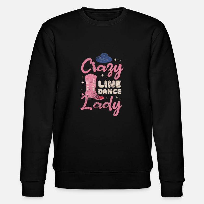 Line Dance - Stanley/Stella CHANGER Unisex Organic Sweatshirt - black