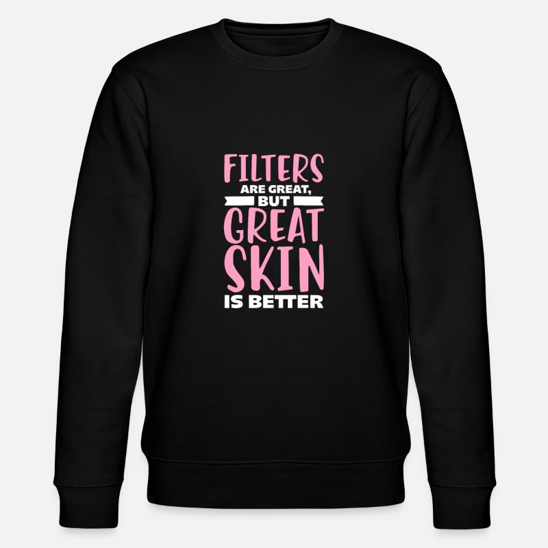 Kosmetikerin Kosmetik Make-up Geschenk - Stanley/Stella Unisex Bio-Sweatshirt CHANGER - Schwarz