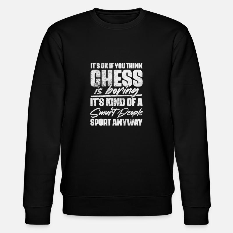 Chess - Stanley/Stella CHANGER Unisex Organic Sweatshirt - black