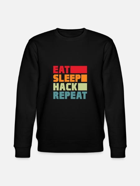 Hacker Coder Computer Hacking Gift - Stanley/Stella CHANGER Unisex Organic Sweatshirt - black
