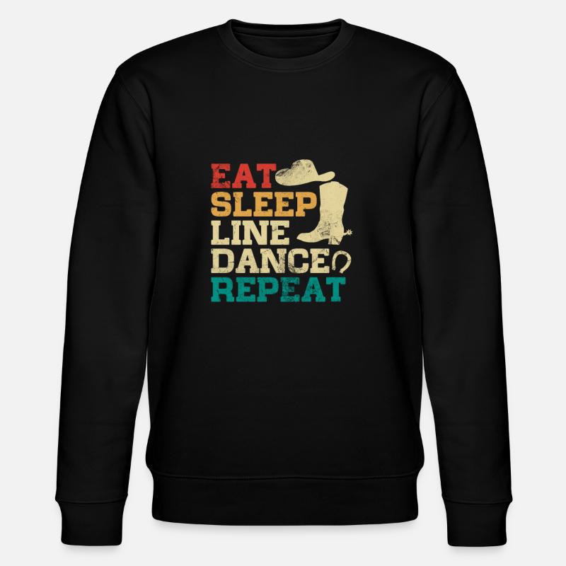 Linedance - Stanley/Stella Unisex Bio-Sweatshirt CHANGER  - Schwarz