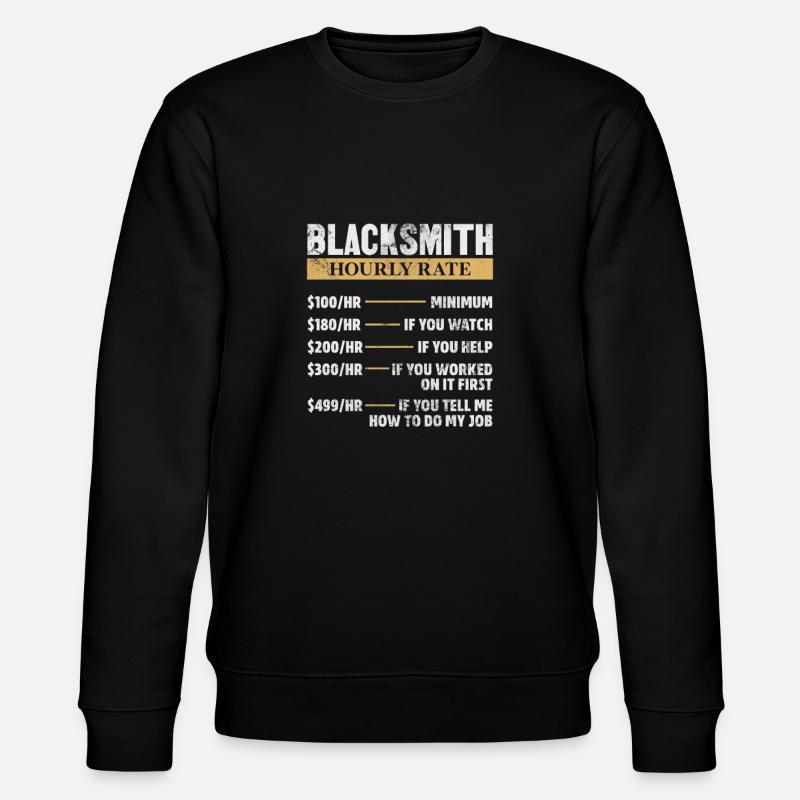 Blacksmith - Stanley/Stella CHANGER Unisex Organic Sweatshirt - black
