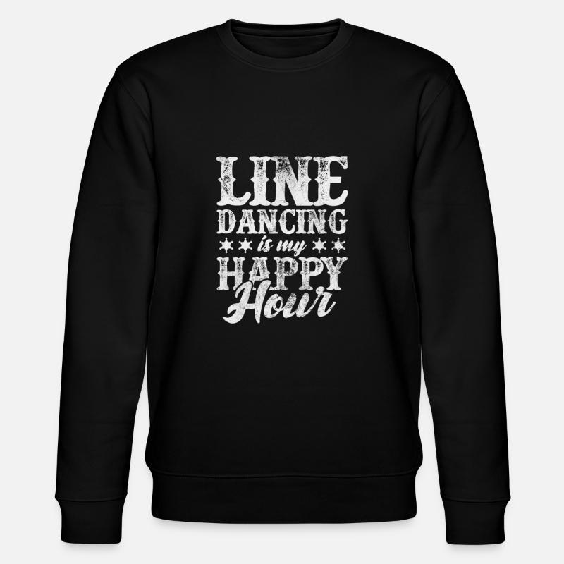 Line Dance - Stanley/Stella CHANGER Unisex Organic Sweatshirt - black