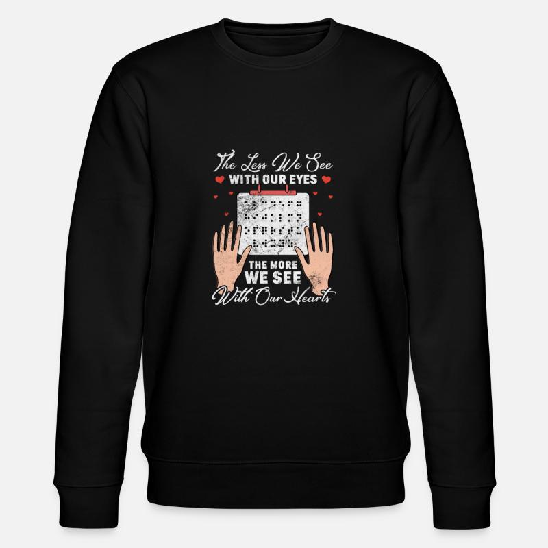 Braille - Sweat bio CHANGER Stanley/Stella Unisexe - noir