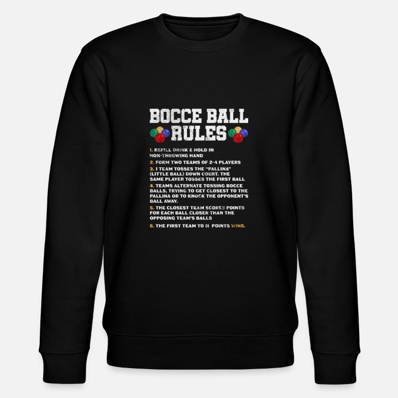 Bocce - Stanley/Stella CHANGER Unisex Organic Sweatshirt - black