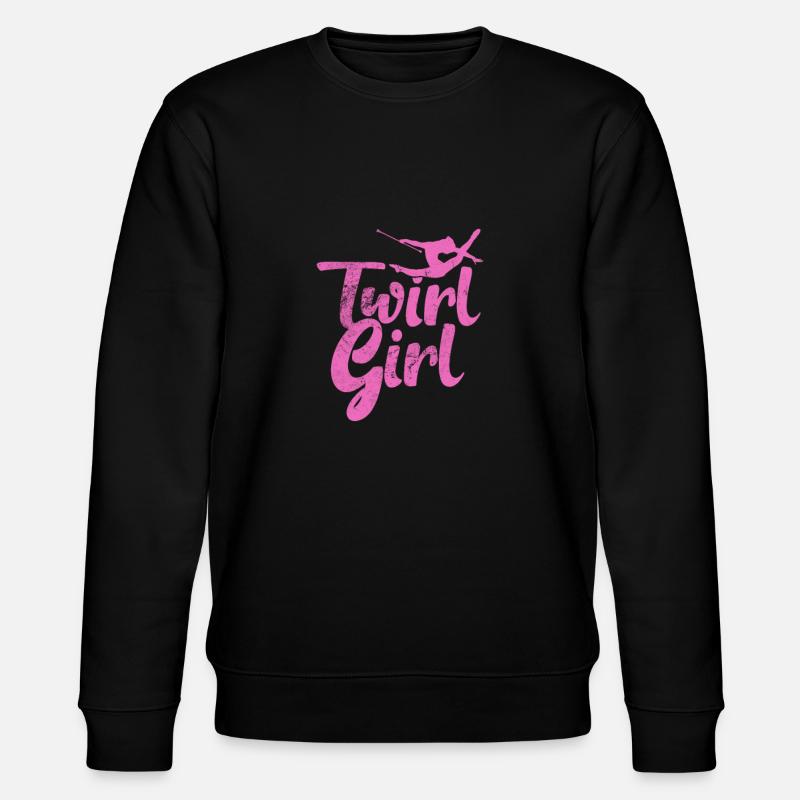 Baton Twirling - Stanley/Stella CHANGER Unisex Organic Sweatshirt - black