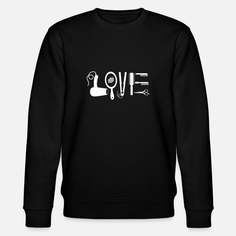 Beautician Cosmetics Makeup Gift - Stanley/Stella CHANGER Unisex Organic Sweatshirt - black