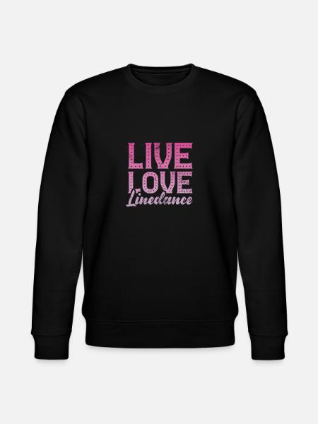 Line Dance - Stanley/Stella CHANGER Unisex Organic Sweatshirt - black
