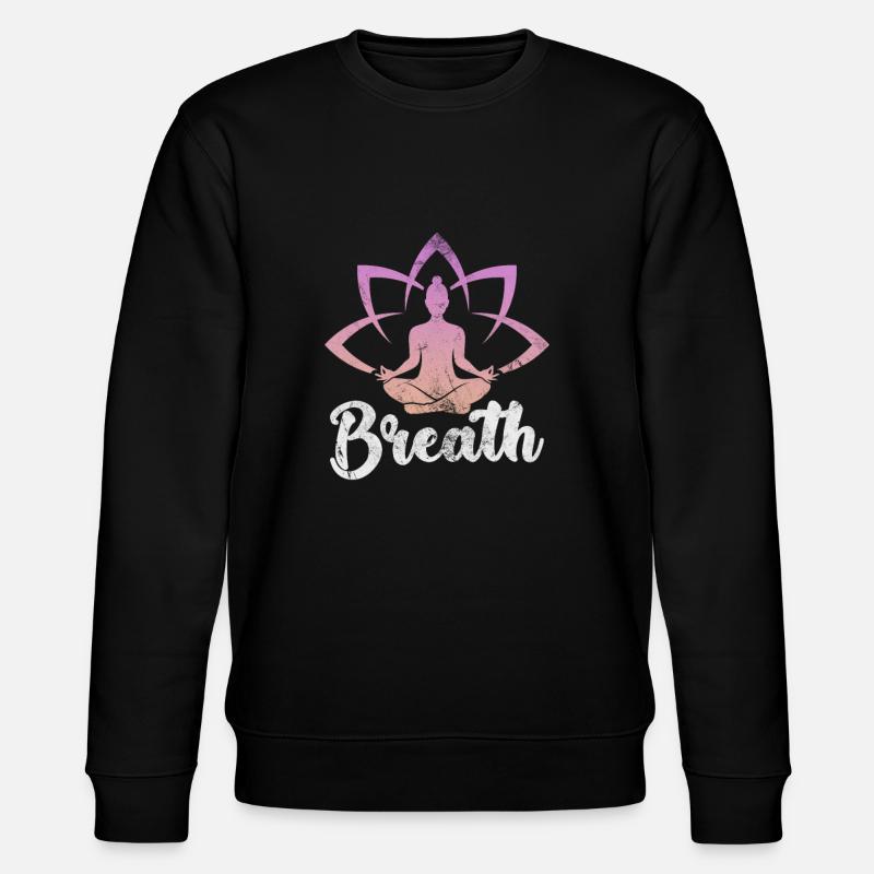Meditation - Stanley/Stella Unisex Bio-Sweatshirt CHANGER  - Schwarz