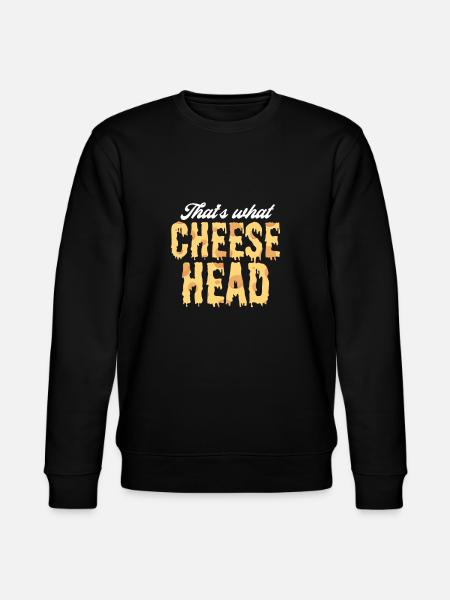 Cheese Cheesecake Food Gift - Stanley/Stella CHANGER Unisex Organic Sweatshirt - black