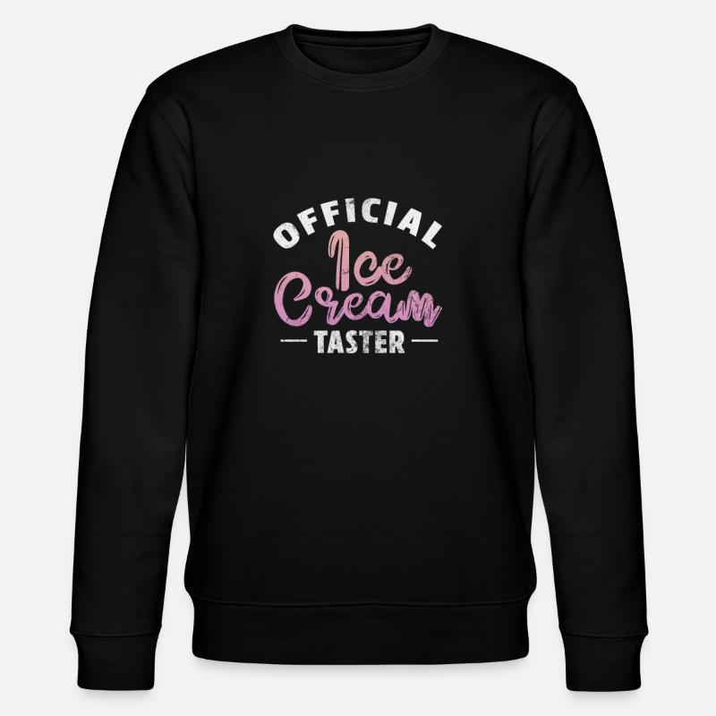 Eiscreme - Stanley/Stella Unisex Bio-Sweatshirt CHANGER - Schwarz