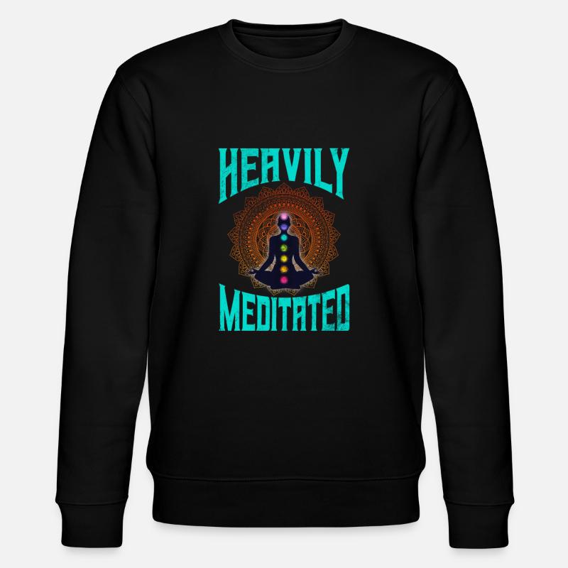 Meditation - Stanley/Stella Unisex Bio-Sweatshirt CHANGER  - Schwarz