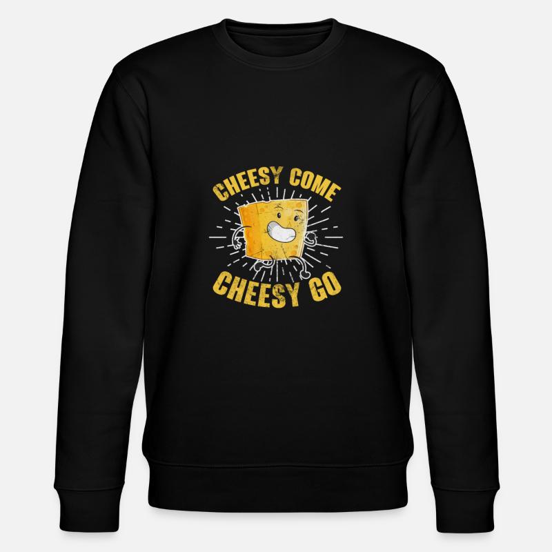 Cheese - Stanley/Stella CHANGER Unisex Organic Sweatshirt - black