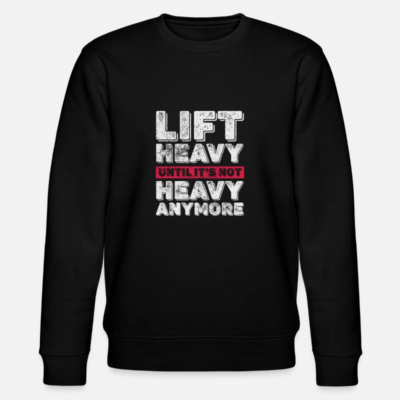 Bodybuilder - Stanley/Stella Unisex Bio-Sweatshirt CHANGER  - Schwarz