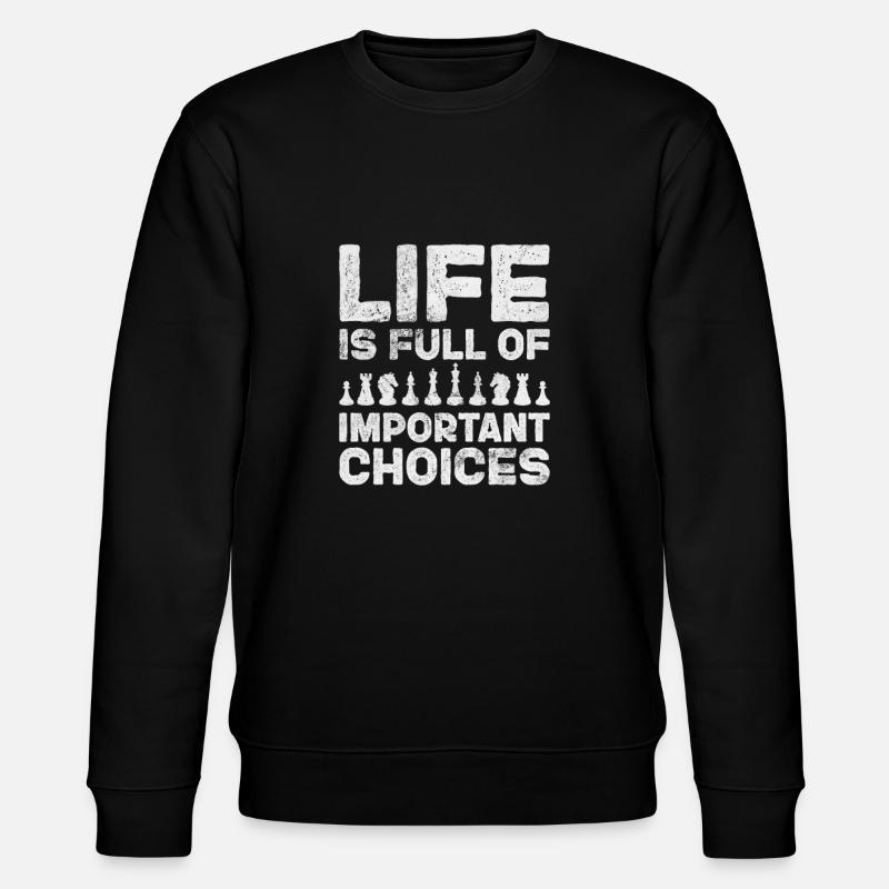 Chess - Stanley/Stella CHANGER Unisex Organic Sweatshirt - black