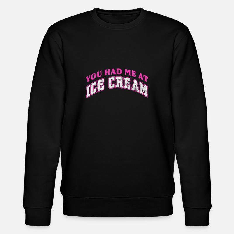 Eiscreme - Stanley/Stella Unisex Bio-Sweatshirt CHANGER  - Schwarz