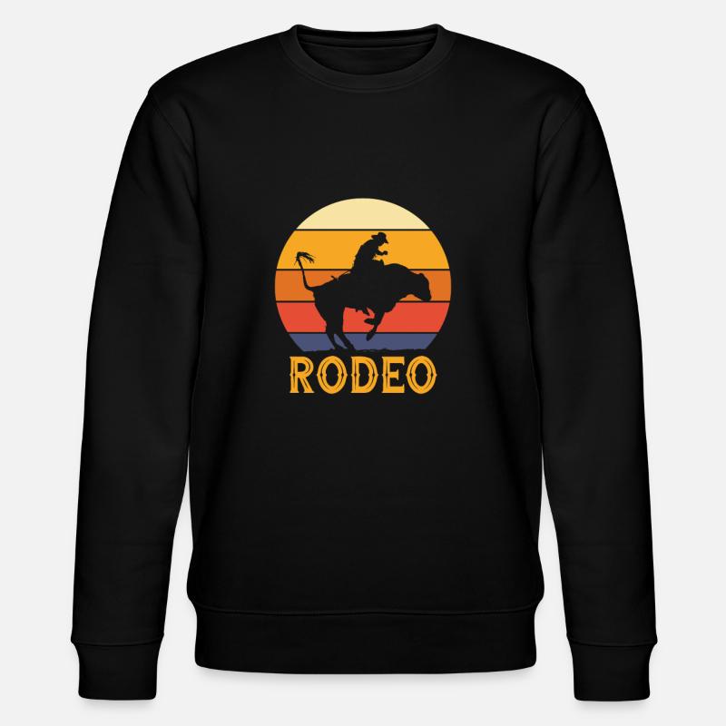Cowboy Cowboy bottes Western cadeau - Sweat bio CHANGER Stanley/Stella Unisexe - noir