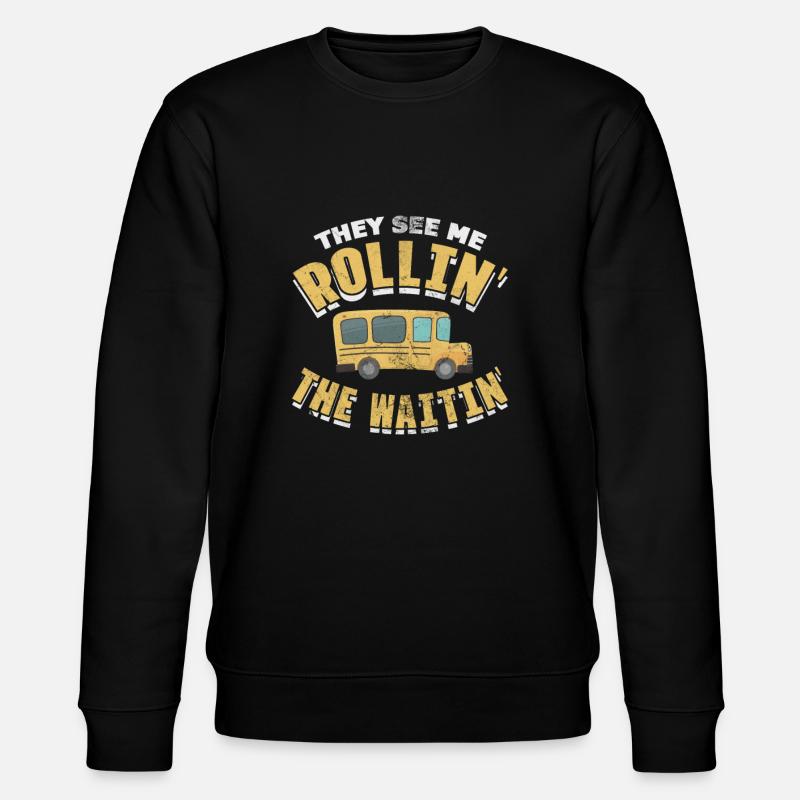 Busfahrer - Stanley/Stella Unisex Bio-Sweatshirt CHANGER  - Schwarz