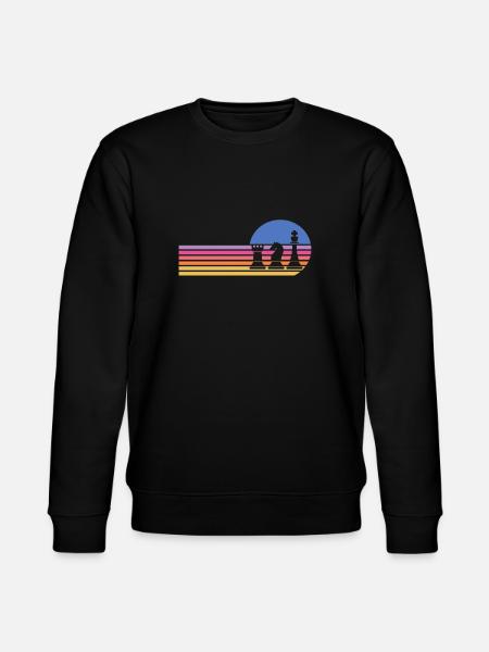 Chess Chessboard Checkmate Chess Player - Stanley/Stella CHANGER Unisex Organic Sweatshirt - black