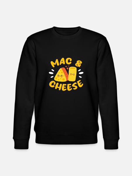 Cheese Cheesecake Food Gift - Stanley/Stella CHANGER Unisex Organic Sweatshirt - black
